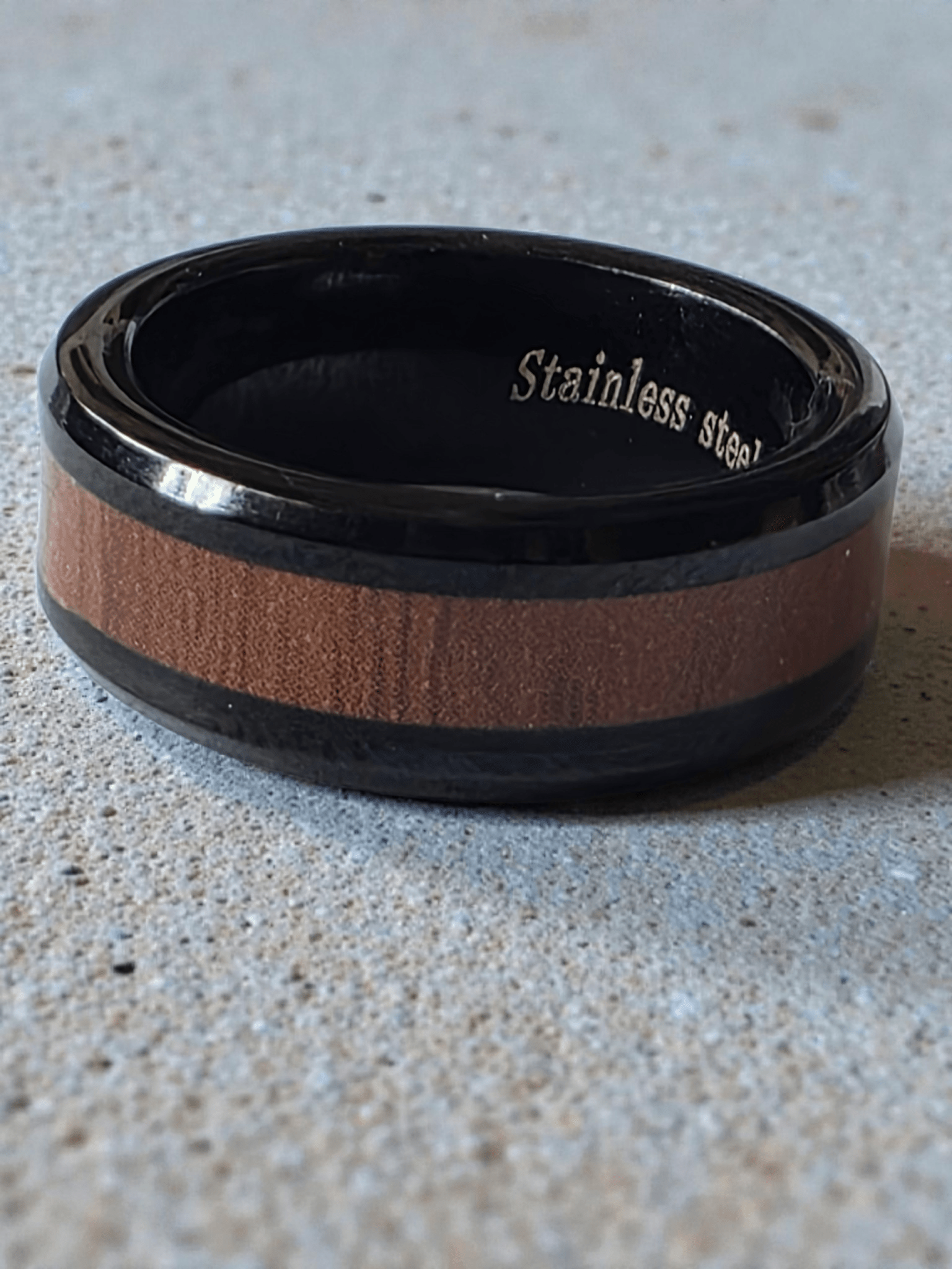 Anneau alliance acier inoxydable - Claudine Biker Shop